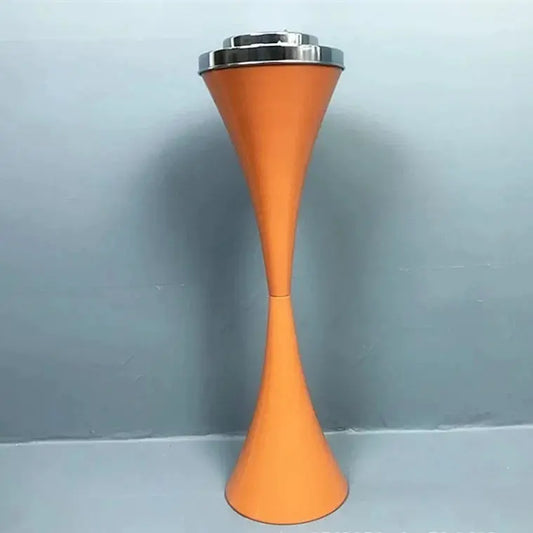 Cendrier sur pied orange vintage - Cendrier art