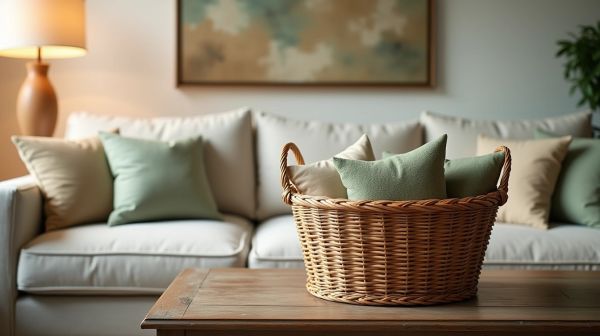 5 façons d'utiliser un panier tressé pour sublimer votre intérieur