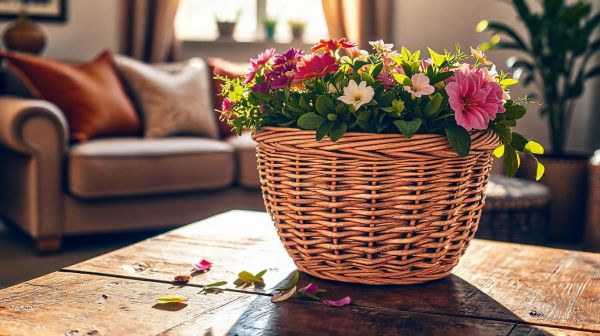 Les avantages de décorer avec un panier tressé chez soi