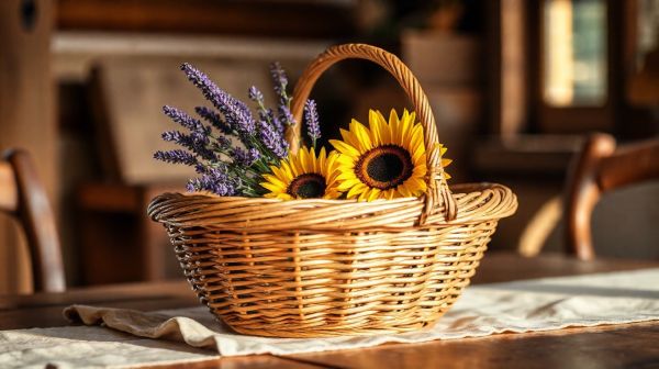 Les avantages de décorer avec un panier tressé chez soi